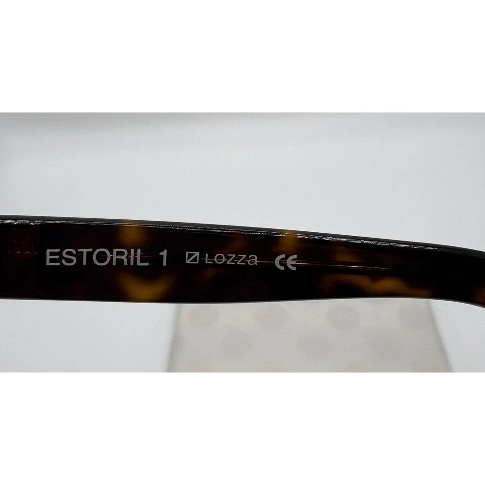 Lozza Estoril 1 1651/63/722 Brown/Tan Oval Tortoiseshell Sunglasses Italian Made